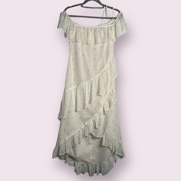 House of Harlow 1960 Dresses & Skirts - House of Harlow x Revolve Ivory White Layered Midi Dress